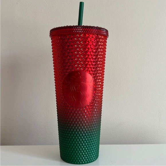 NWT 2022 Disney Parks Walt Disney World Starbucks Christmas Tumbler 24 oz - Picture 2 of 7
